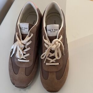 Rag & Bone Women's Brown and Tan Sneakers